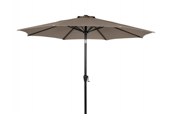 Produktbillede af Alu parasol med tilt Ø 3 meter Taupe på tilbud i høj kvalitet