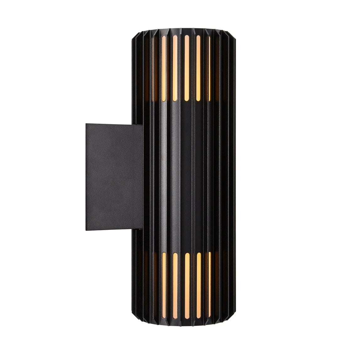 Aludra Double Væglampe Seaside Sort Nordlux