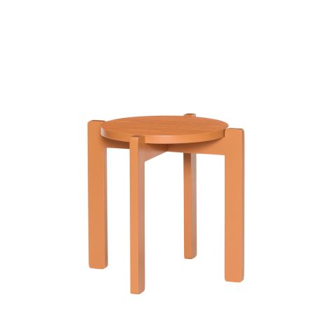 Produktbillede af HUBSCH ALWAYS SKAMMEL ORANGE Ø45 i premium kvalitet