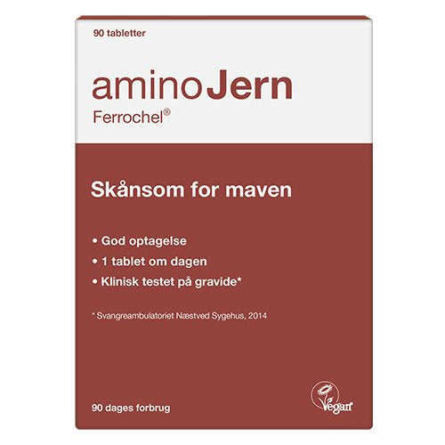 Produktbillede af Amino Jern 25 mg. 100 tabl. på tilbud
