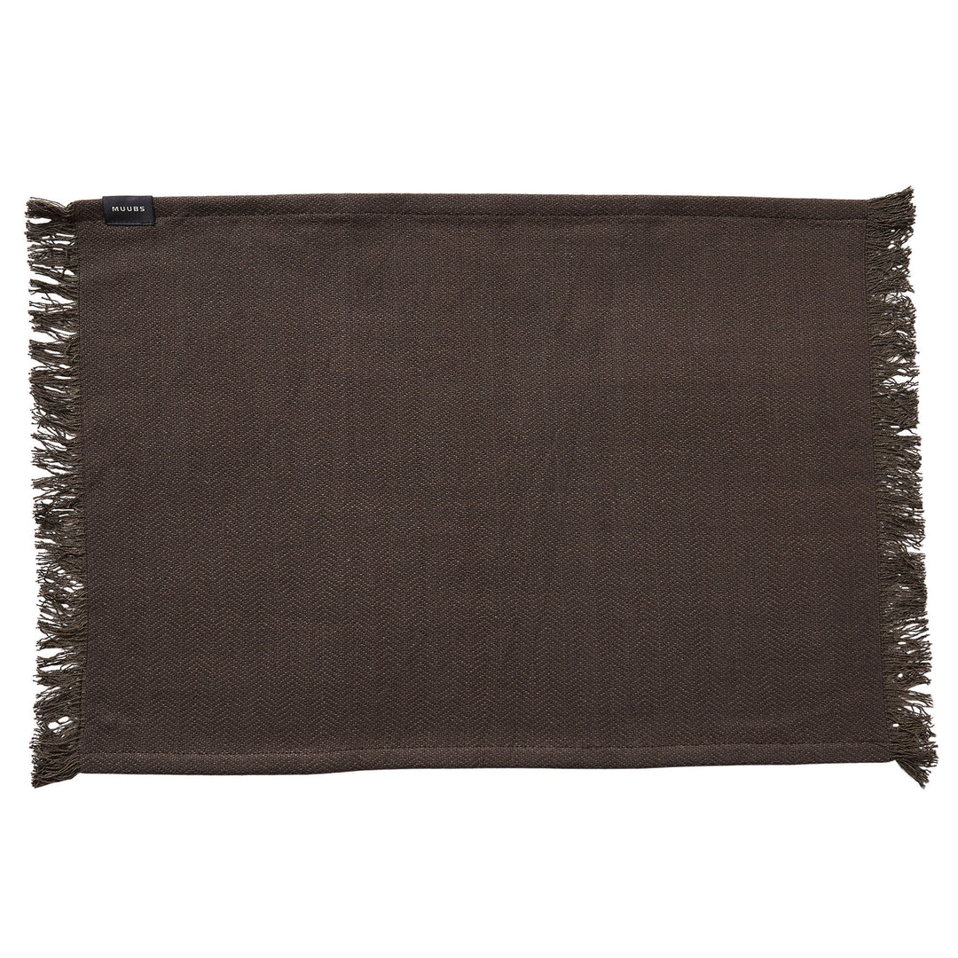 Muubs Muubs Umami dækkeserviet, brun/sort – produktbillede (Bordskåner)