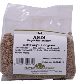 Produktbillede af ND Anis Hel 100 g. på tilbud