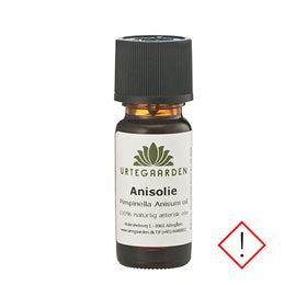 Detaljeret produktbillede af Urtegaarden Anisolie æterisk 10 ml X på tilbud