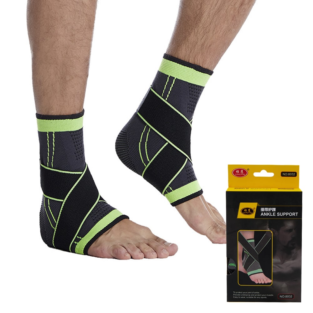 Produktbillede af Ankelbandage med Kompressionsrem og Beskytter på tilbud