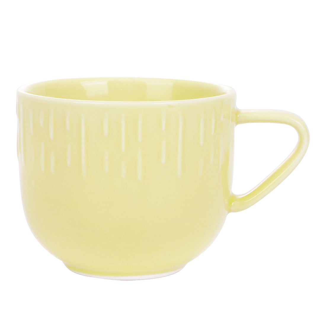 Aida Aida Confetti kop 20 cl, lemon – billede i brug (Kaffekopper)