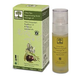 Produktbillede af Bioselect Ansigtsmassageolie 30ml. på tilbud