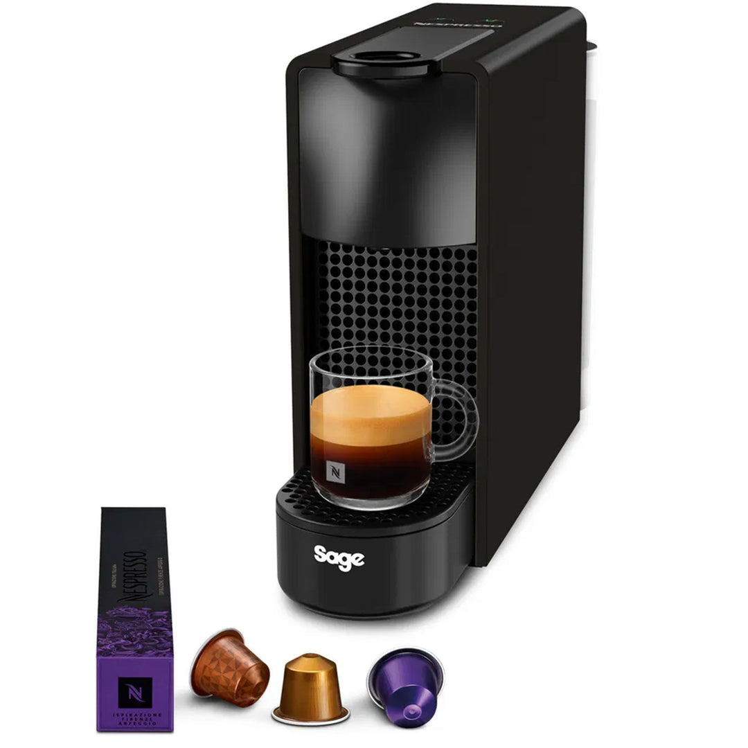 Sage Nespresso by Sage SEC 220 Essenza Mini kapselmaskine, sort – produktvisning (Kapselmaskiner)