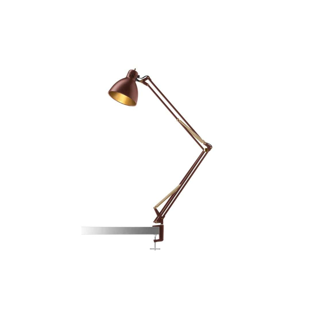 Produktbillede af Archi T1 Junior Bordlampe med klemme Maple Red Så længe lager haves- Nordic Living i premium kvalitet