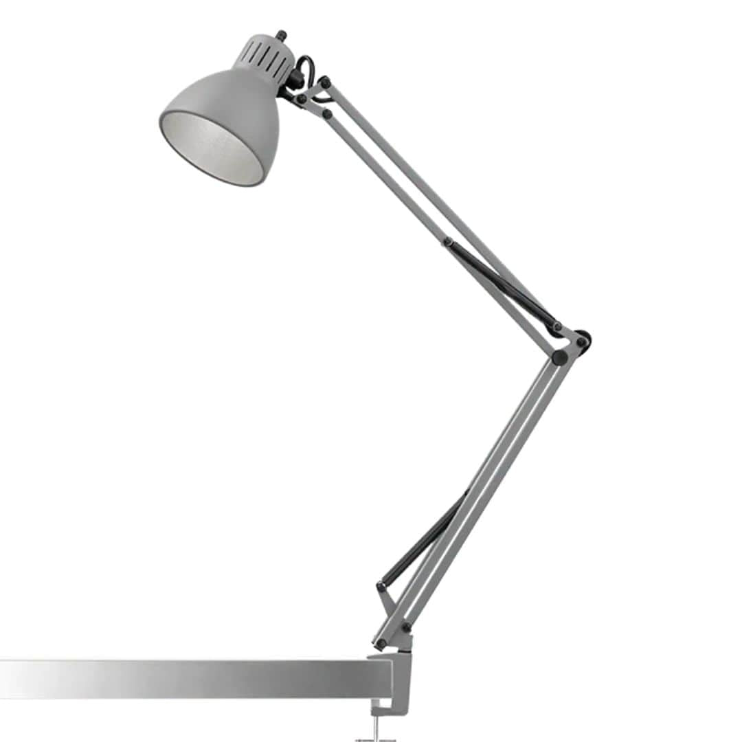 Produktbillede af Archi T1 Junior Bordlampe med klemme Silk Grey Så længe lager haves -Nordic Living i premium kvalitet