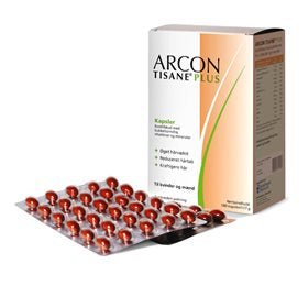 Produktbillede af Arcon Tisane Plus 180 kap. på tilbud