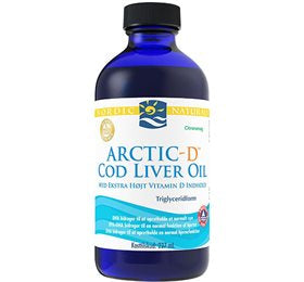 Produktbillede af Nordic Naturals Arctic-D Cod Liver Oil og citrussmag 237 ml på tilbud