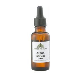Detaljeret produktbillede af Urtegaarden Arganserum ØKO 30ml. på tilbud
