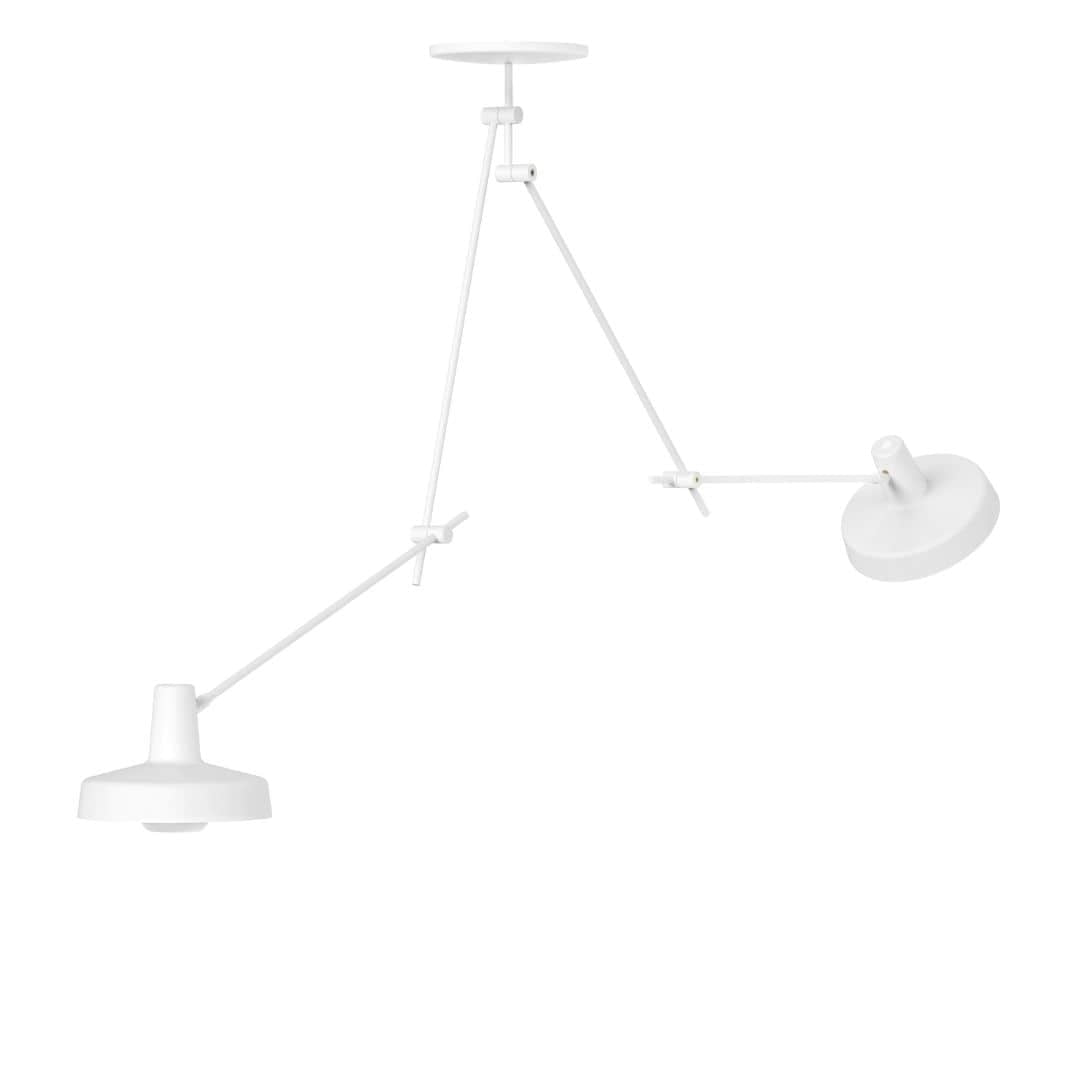 Produktbillede af Arigato Loftlampe Dobbelt Lang Hvid Grupa Products i premium kvalitet