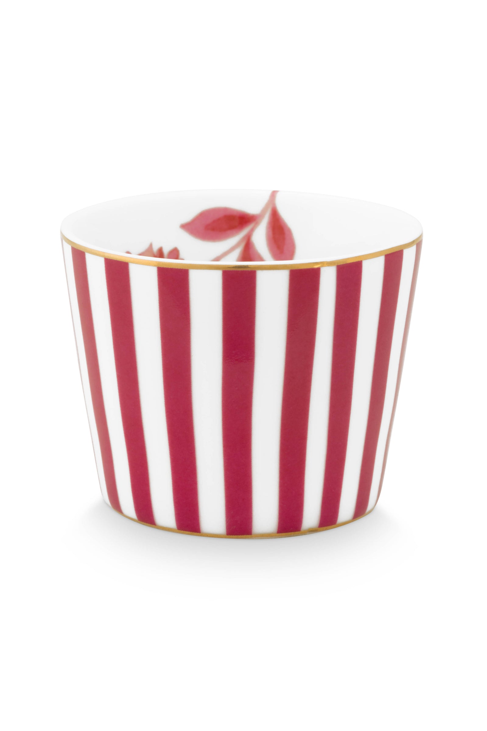 Produktbillede af Egg Cup Royal Stripes Dark Pink på tilbud i høj kvalitet