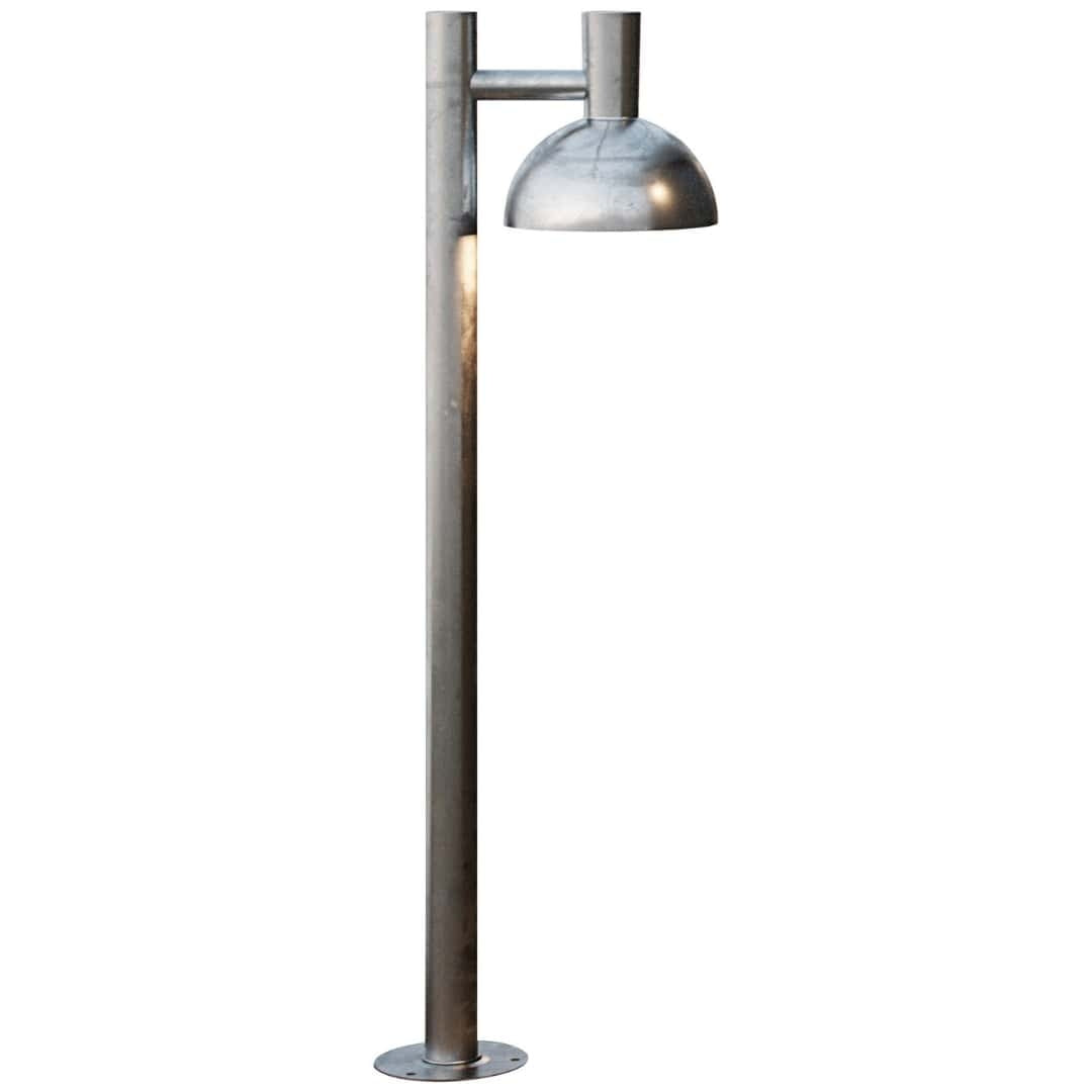 Arki 100 Havelampe Galvaniseret Stål Nordlux