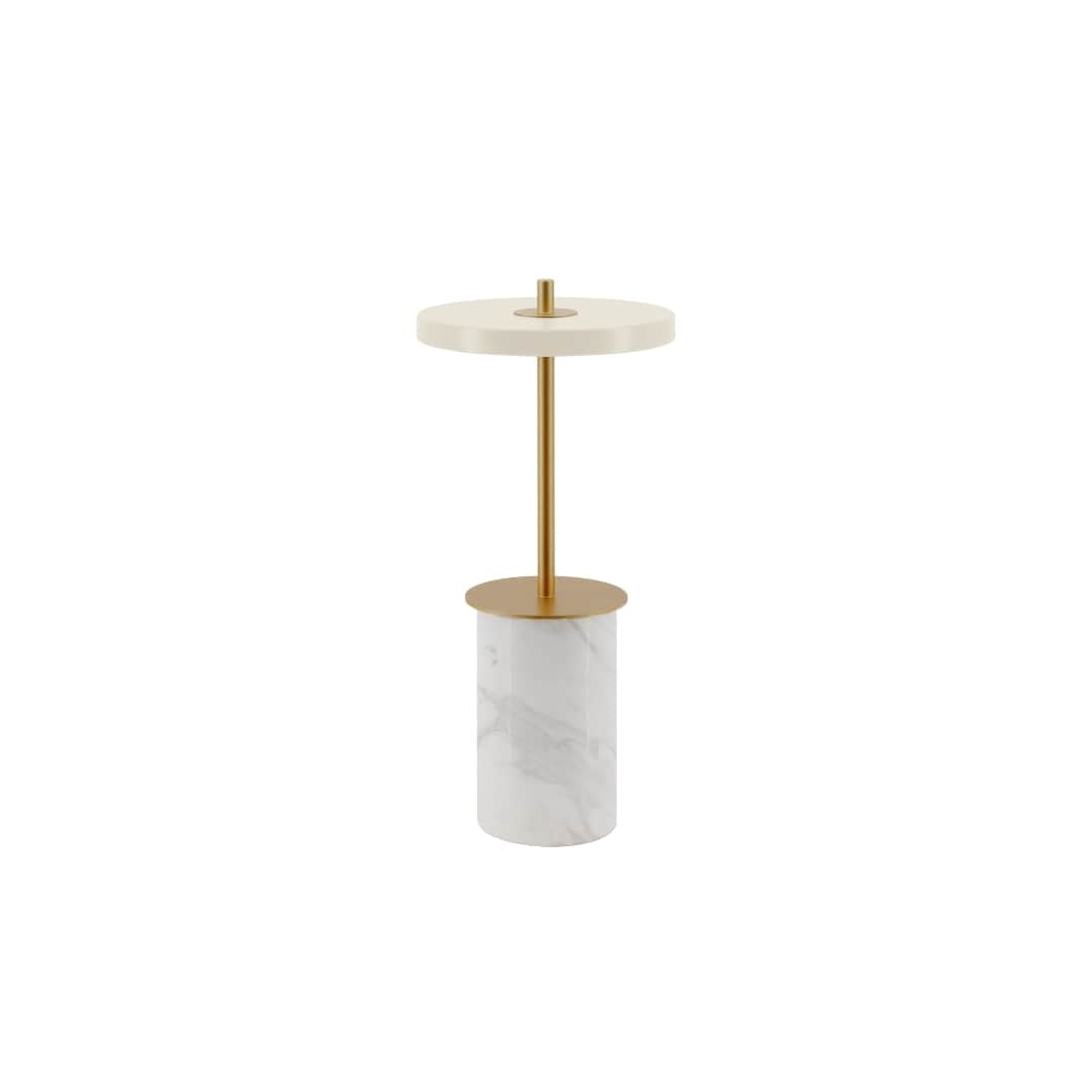 Produktbillede af Asteria Move Mini Bordlampe Hvid Marmor Umage i premium kvalitet