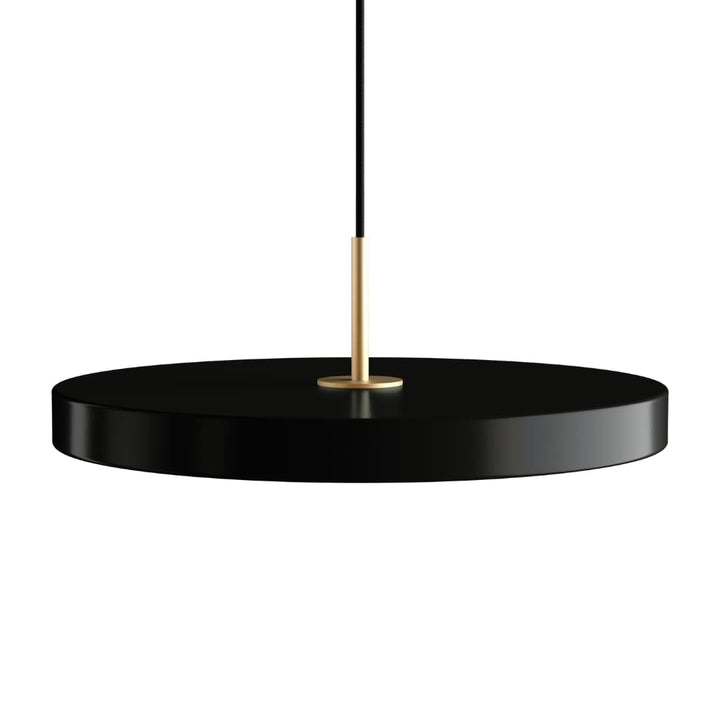 Asteria Plus Medium Pendel Black m/ Messingtop Umage