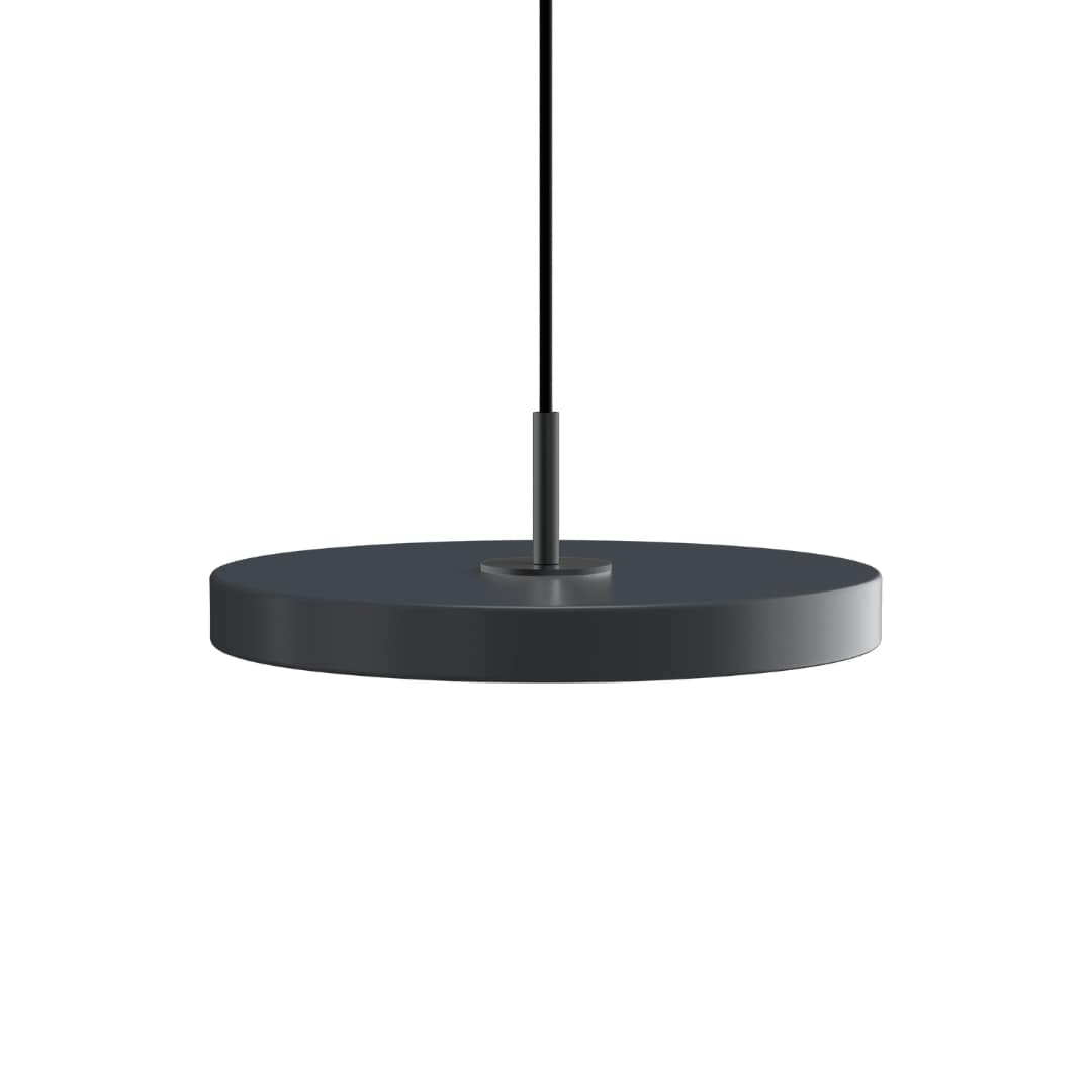 Produktbillede af Asteria Plus Mini Pendel Anthracite Grey m/ Sorttop Umage i premium kvalitet