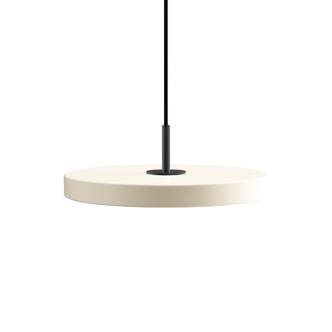 Produktbillede af Asteria Plus Mini Pendel Pearl White m/ Sorttop Umage i premium kvalitet