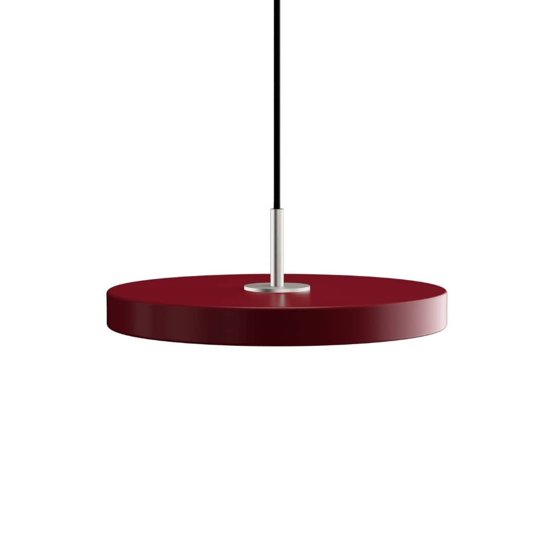 Asteria Plus Mini Pendel Ruby Red m/ Ståltop Umage