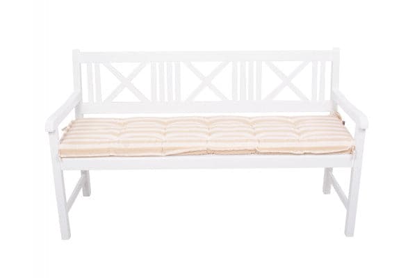Aston Bænkhynde - 3 pers. Beige-Hvid stribet ❤ Stort online udvalg i Gozomo.dk ❤ Billig fragt og hurtig levering 2 - 5 hverdage ❤ Varenummer: HML-DK21V874 / Ean: på lager - Udsalg på HYNDER > Bænkhynder Spar op til 56% - Over 454 design mærker på udsalg
