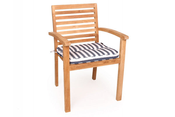 Aston Sædehynde - 45x50 cm Hvid-Mørkeblå Stribet ❤ Stort online udvalg i Gozomo.dk ❤ Billig fragt og hurtig levering 2 - 5 hverdage ❤ Varenummer: HML-DK52V463 / Ean: &