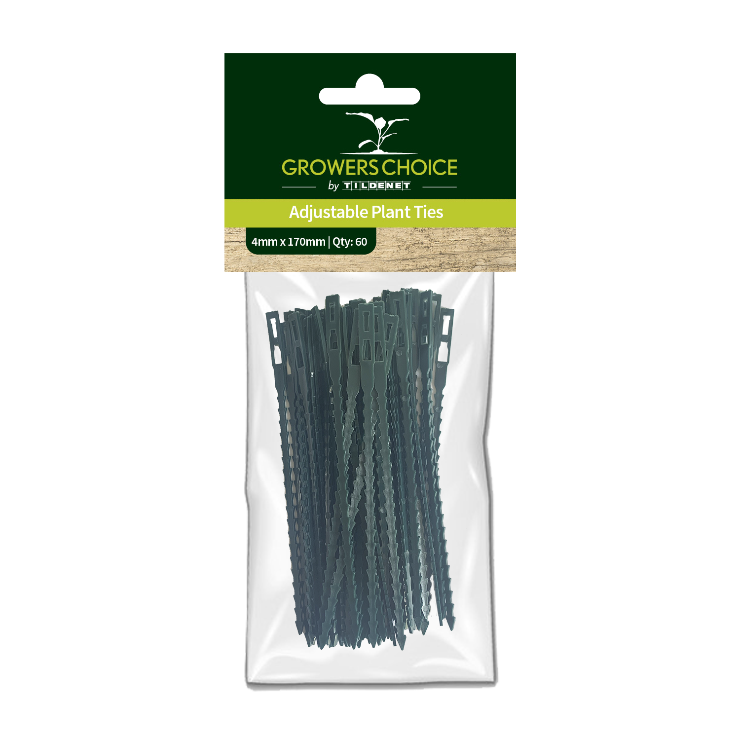Produktbillede af Strips til planter 4 mm x 17 cm på tilbud i høj kvalitet