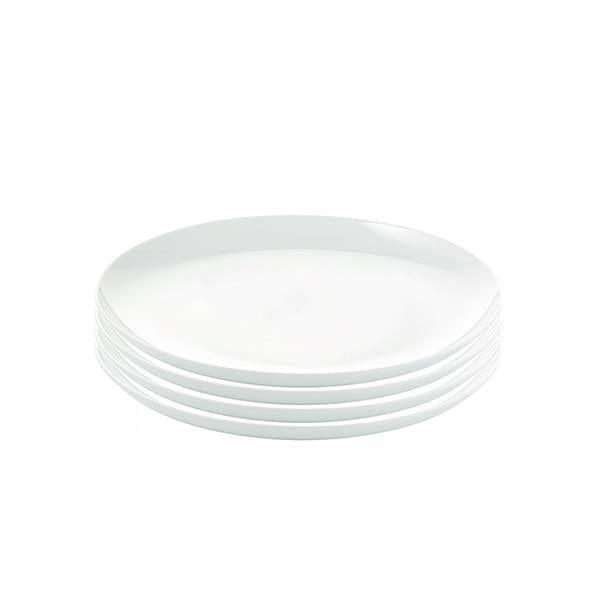 Produktbillede af Aida Atelier Super Hvid Middagstallerken 4 stk i premium kvalitet