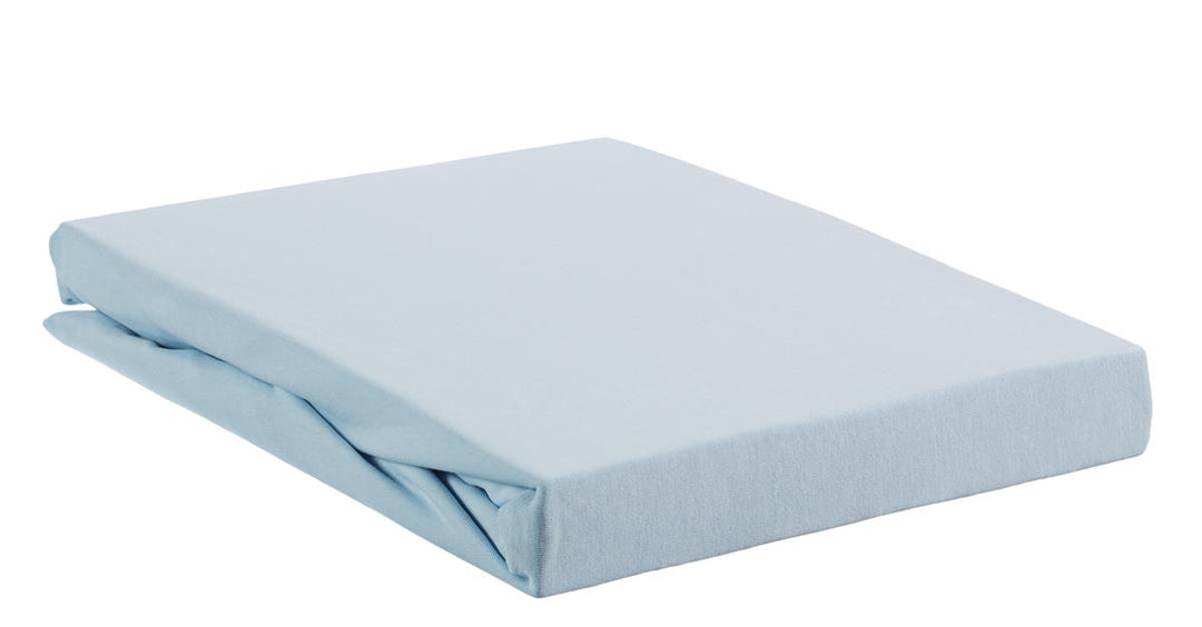 Produktbillede af Auping faconlagen til topmadras Lycra/Jersy Light Blue 10/12cm-70/80 x 200/220 på tilbud i høj kvalitet