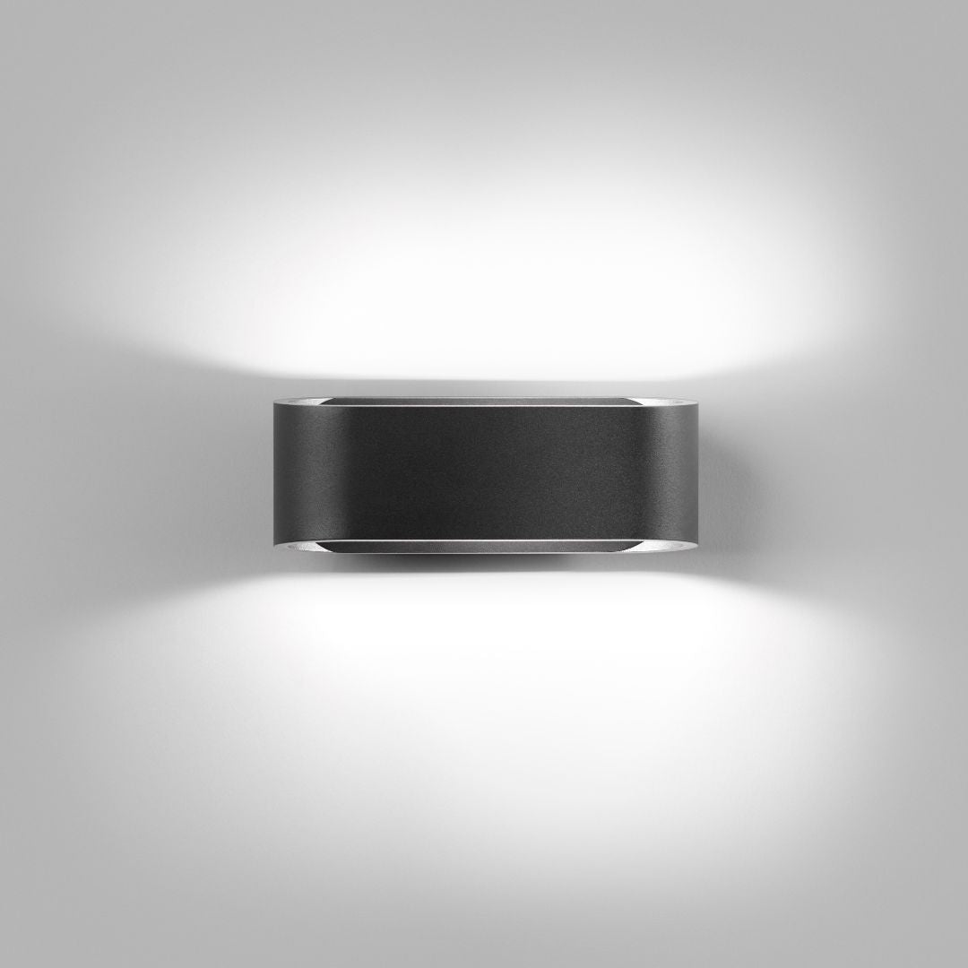 Produktbillede af AURA W1 Væglampe Sort LIGHT-POINT i premium kvalitet