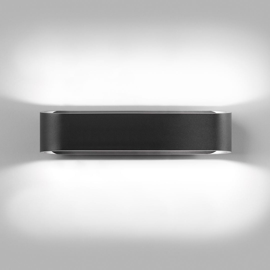 Produktbillede af AURA W2 Væglampe Sort LIGHT-POINT i premium kvalitet