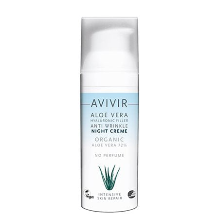 Produktbillede af Avivir Aloe Vera Anti wrinkle night cream 50 ml. på tilbud