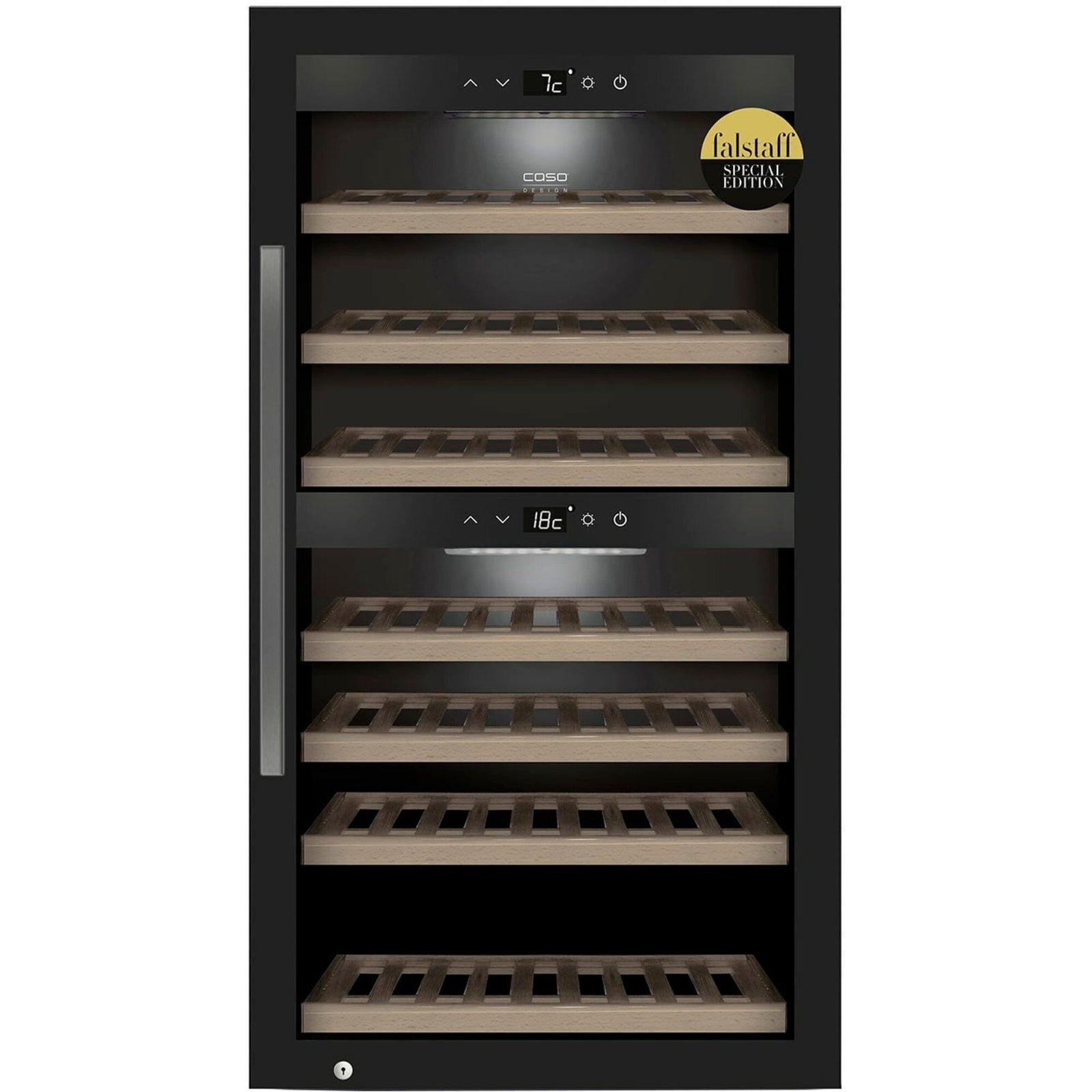 Caso Caso WineExclusive 66 Smart Falstaff Edition ❤ close-up (Vinkøleskabe)
