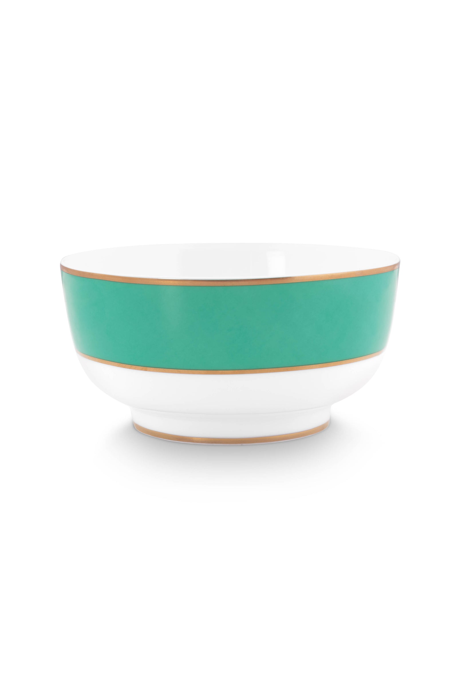 Produktbillede af Bowl Pip Chique Gold-Green 15.5cm på tilbud i høj kvalitet