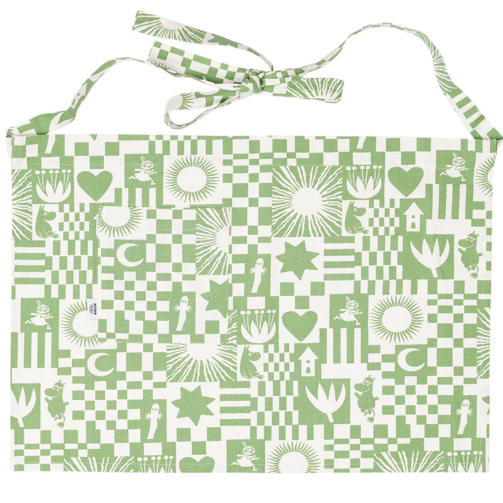 Arabia Arabia Mumin Fest forklæde, grøn ❤ billede i brug (Moomin)