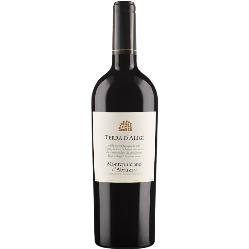 Produktbillede af Montepulciano d Abruzzo Doc 0,75 L Terra d Aligi på tilbud – premium kvalitet og detaljer