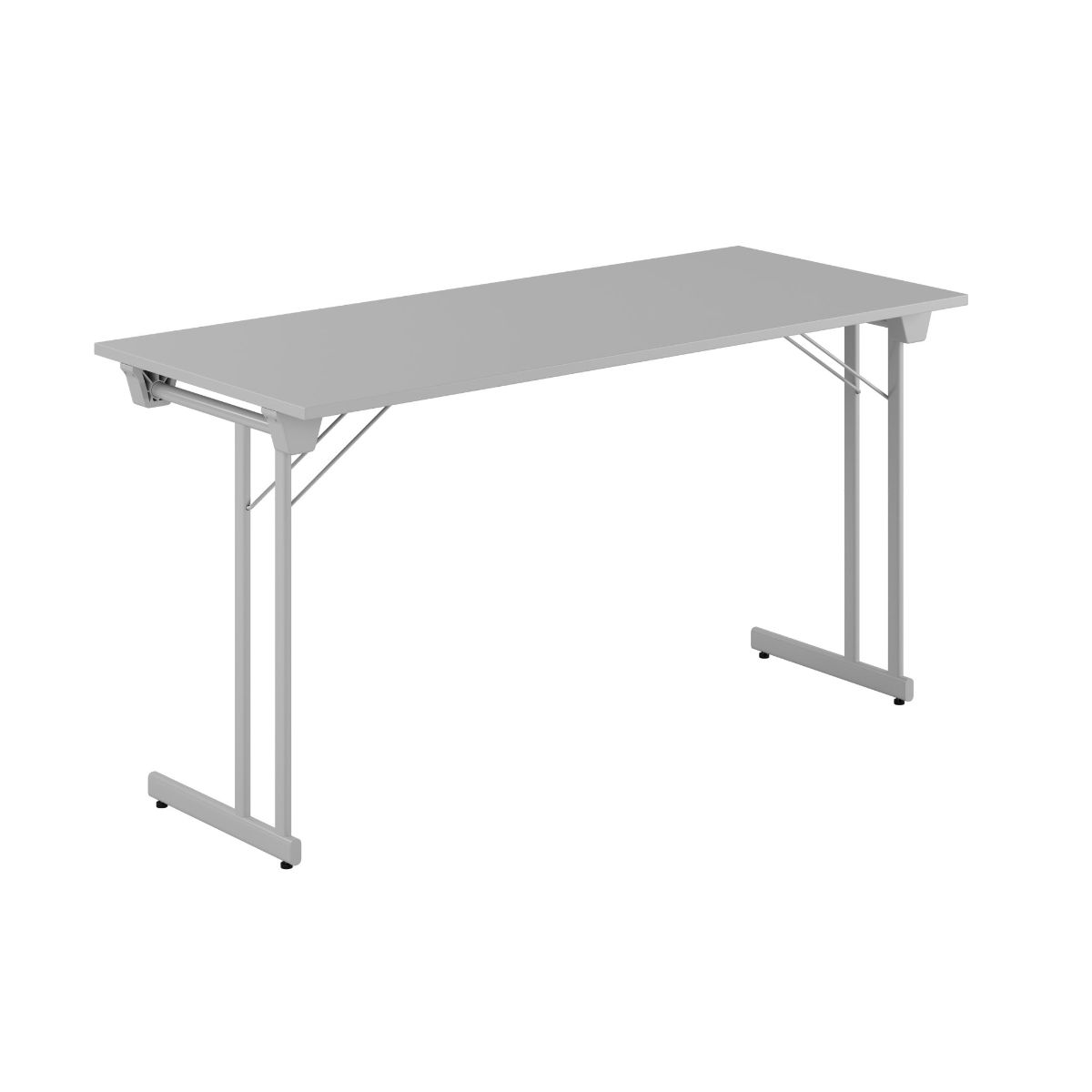 Produktbillede af Kongress Style 140x60cm Sammenklappeligt bord Grå-grå på tilbud