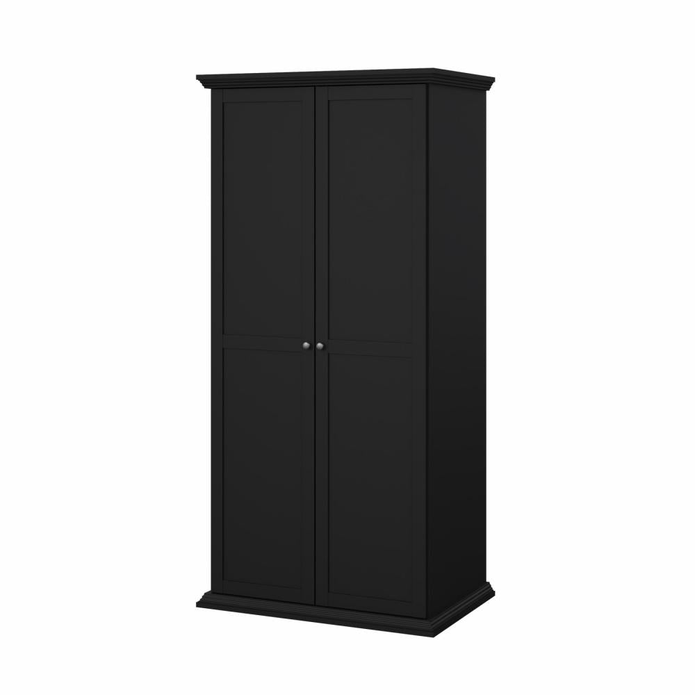 TVILUM North Garderobeskab Mat Sort 95,7 x 63,1 x 200 cm