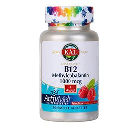 Detaljeret produktbillede af KAL B12 Methylcobalamin 90 smelte tabl. på tilbud