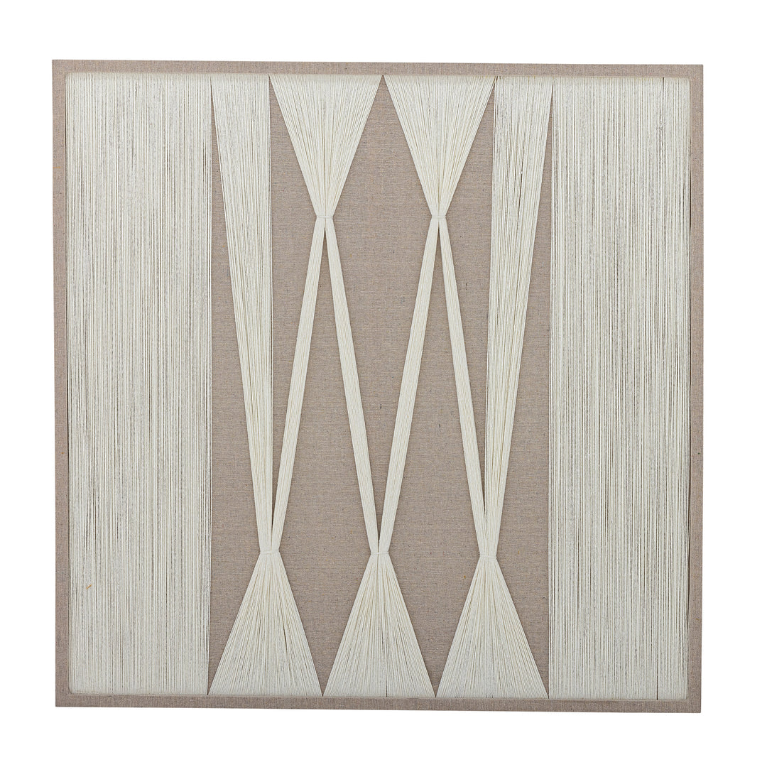 BLOOMINGVILLE Didder vægdekoration kvadratisk natur bomuld 80x80