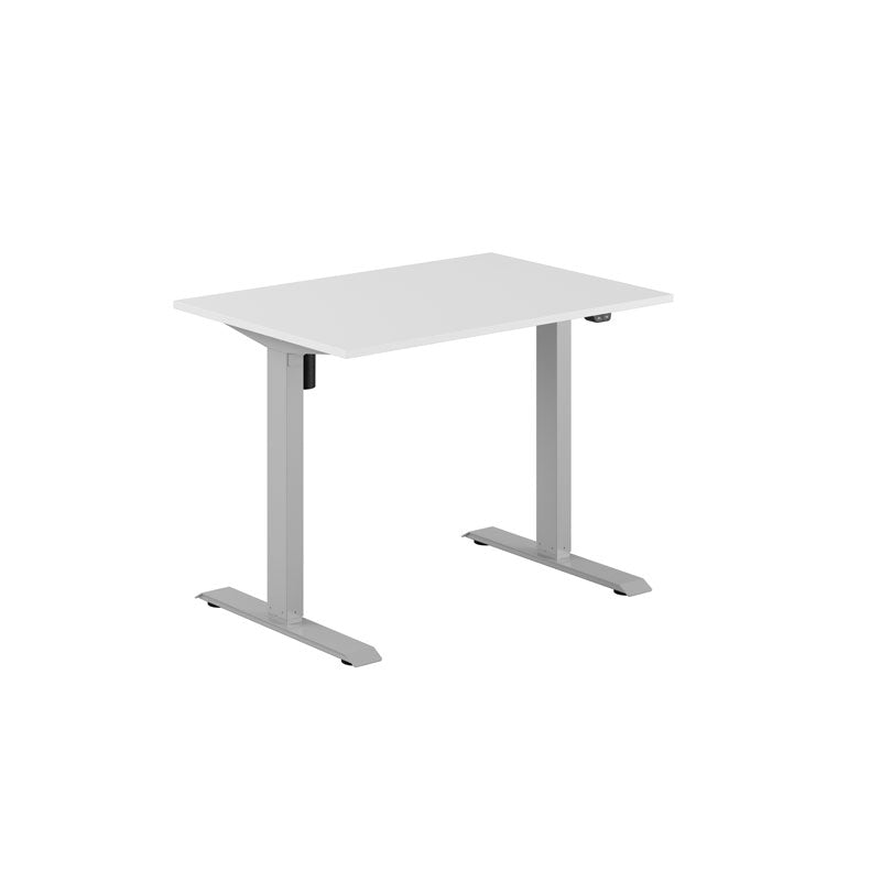 Produktbillede af EASY Hæve/Sænkebord m/1 motor 100x70cm Hvid-grå på tilbud