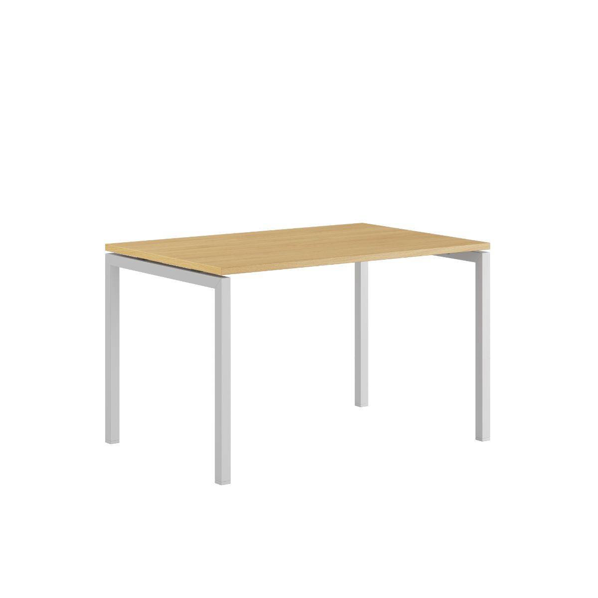 Produktbillede af Luna U Bord 120x80cm Eg-hvid på tilbud