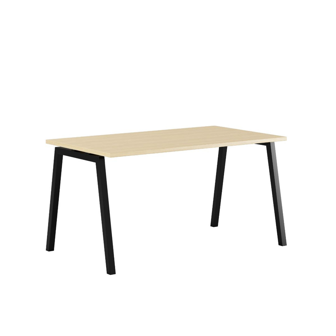Produktbillede af Luna A Bord 140x80cm Birk-sort på tilbud