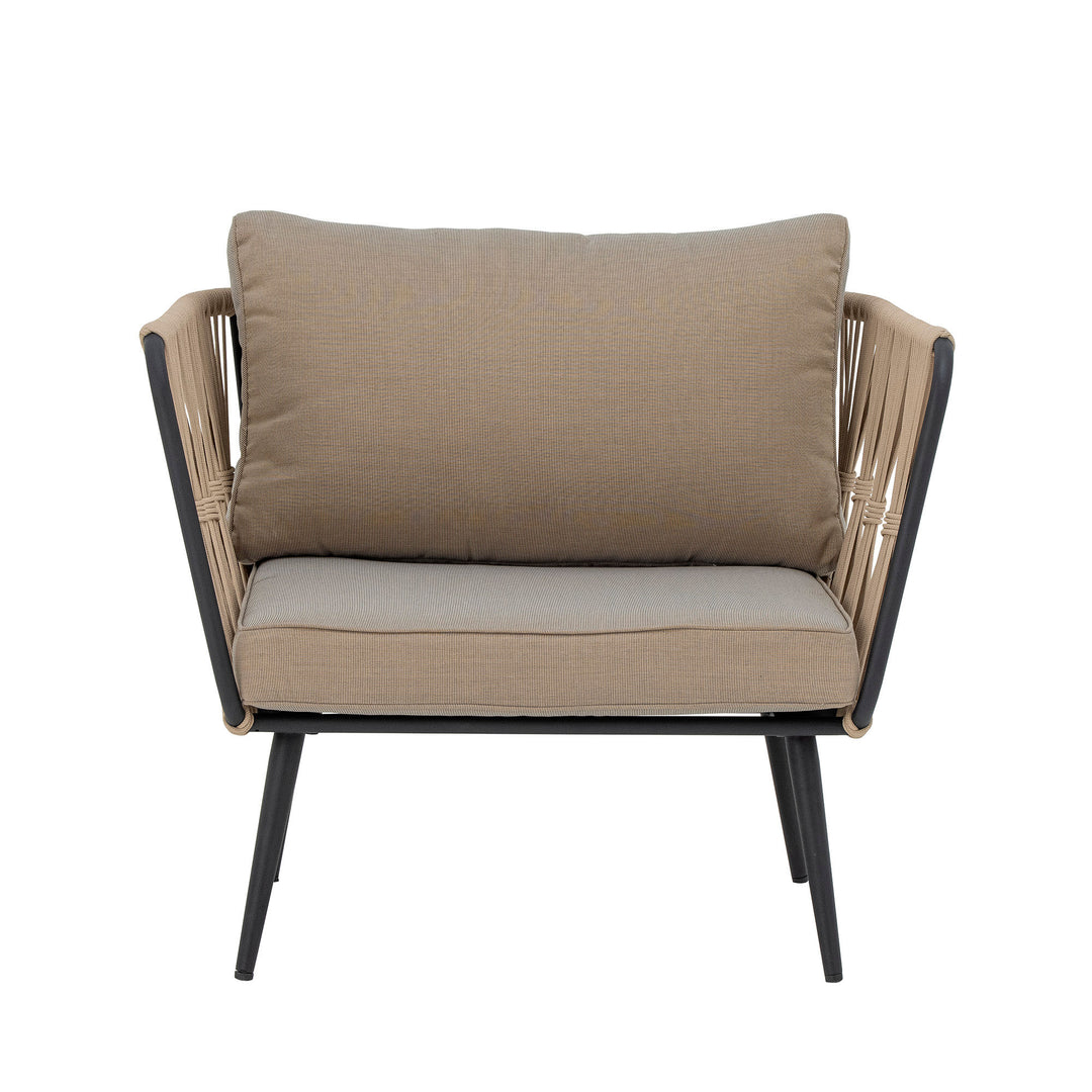 Produktbillede af BLOOMINGVILLE PAVONE LOUNGESTOL METAL BRUN 87 i premium kvalitet