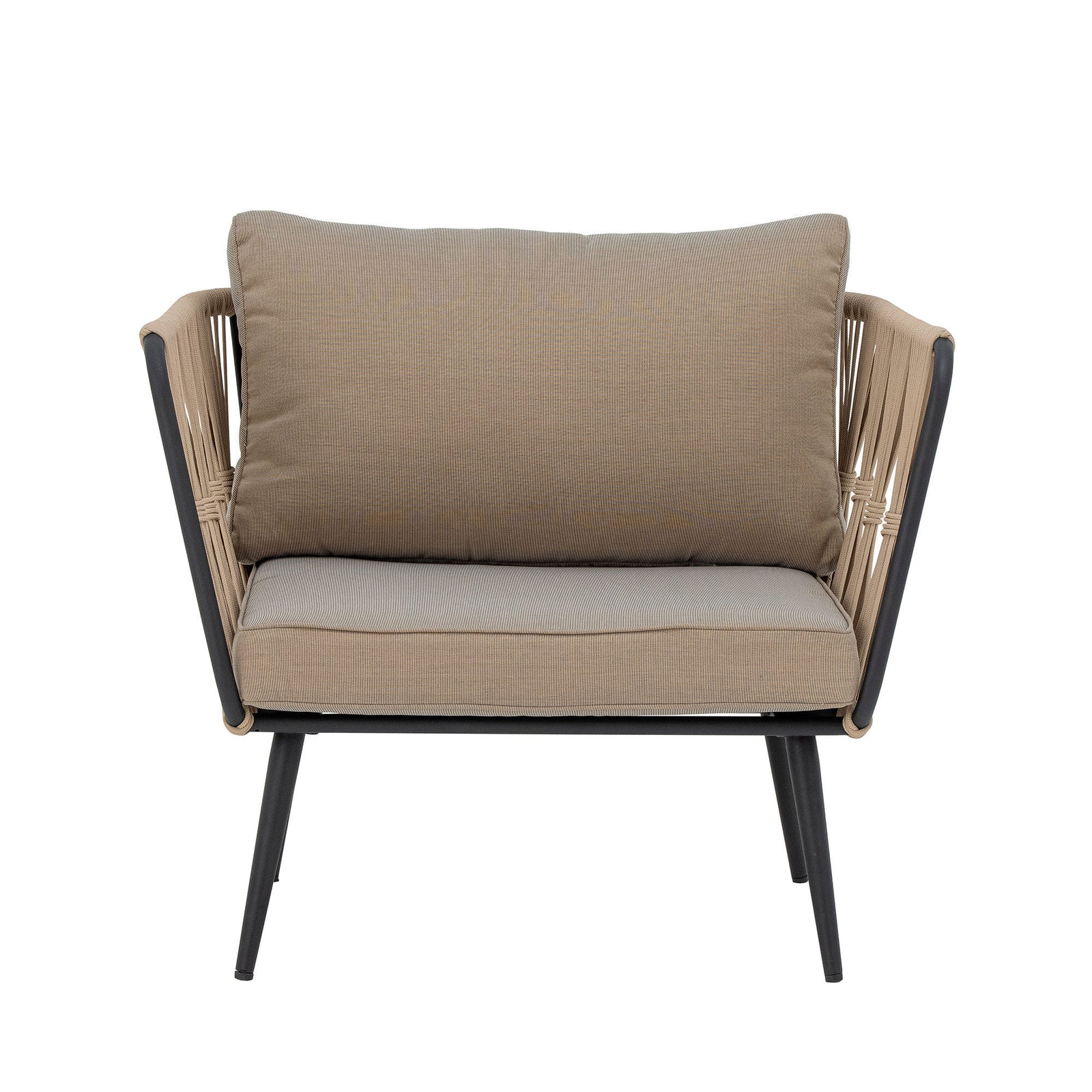 Produktbillede af BLOOMINGVILLE PAVONE LOUNGESTOL METAL BRUN 87 i premium kvalitet