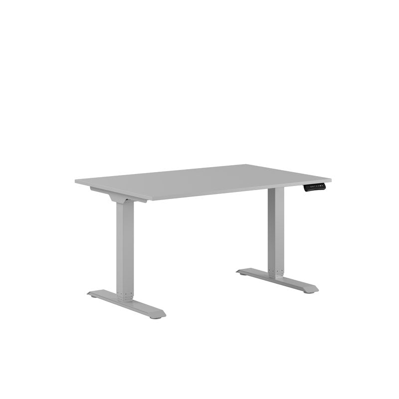 Produktbillede af Premium Hæve/Sænkebord m/2 motorer 120x80cm Eg-grå på tilbud