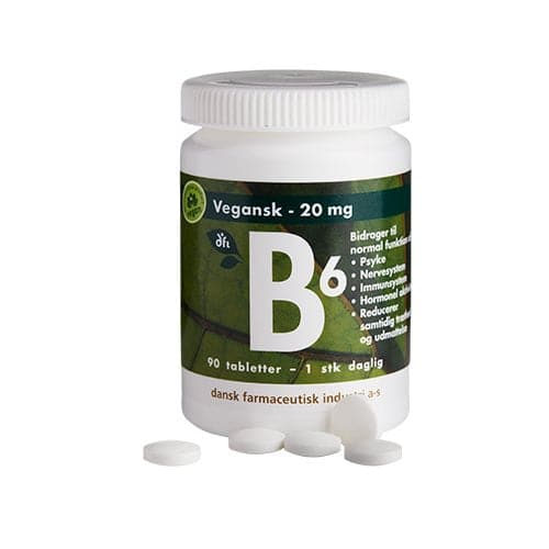 Stort online udvalg i DFI B6 20mg 90 tab. ❤ DFI ❤ Hurtig levering: 1 - 2 Hverdage og gratis fragt v/køb over 295 kr. GLS til pakkeshop ❤ Varenummer: HG-29870 og barcode / Ean: 5701629011150 på lager - Kæmpe udvalg i Sundhed - Over 360 kendte mærker på udsalg