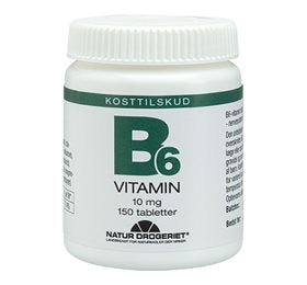 Detaljeret produktbillede af Natur-Drogeriet B6-vitamin 10 mg 150 kap. på tilbud