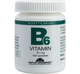 Stort online udvalg i Natur-Drogeriet B6-vitamin 22 mg 100 tab. ❤ Natur Drogeriet ❤ Hurtig levering: 1 - 2 Hverdage og gratis fragt v/køb over 295 kr. GLS til pakkeshop ❤ Varenummer: HG-50485 og barcode / Ean: 5703137005096 på lager - Kæmpe udvalg i Sundhed - Over 454 design brands på udsalg
