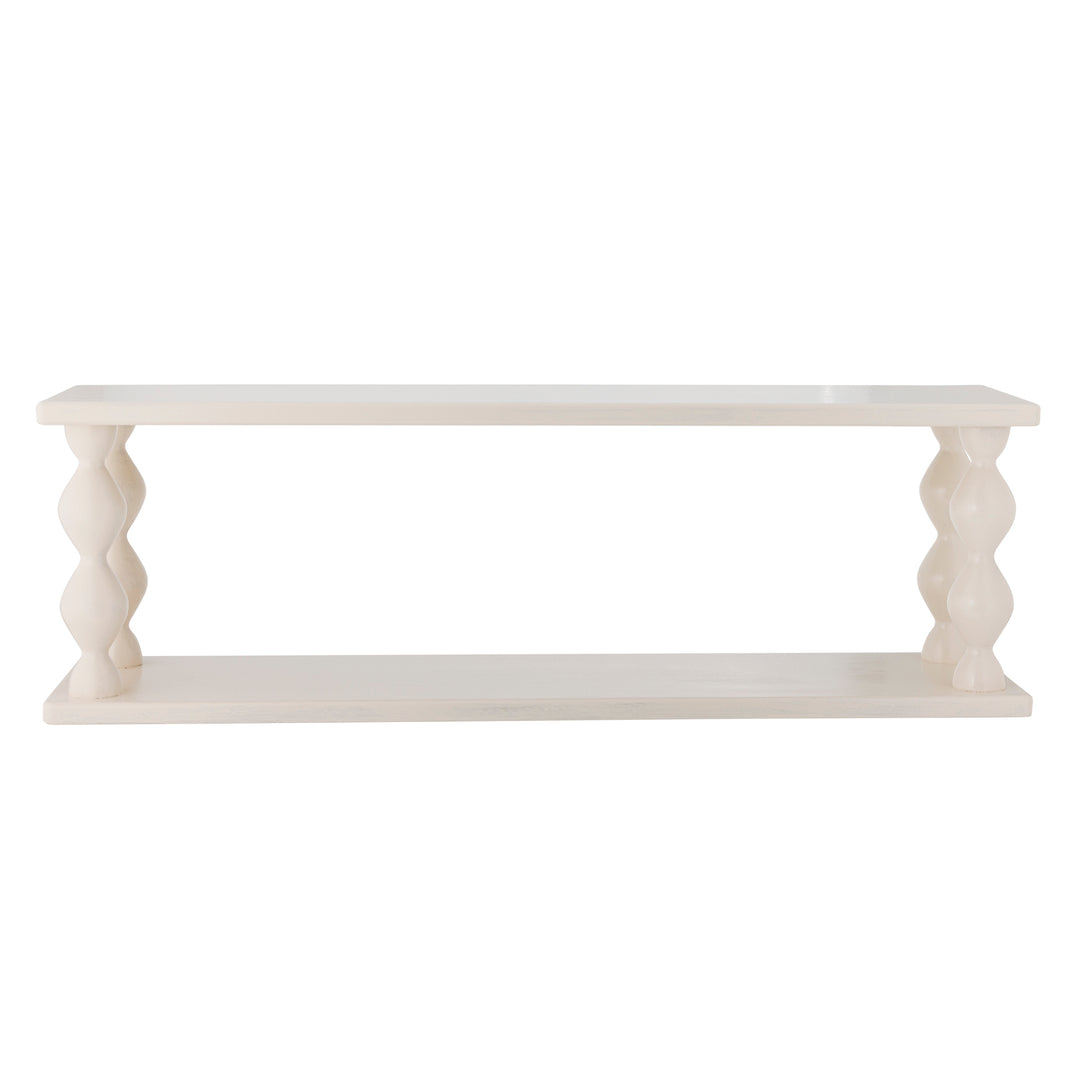 BLOOMINGVILLE Salino væghylde hvid MDF L80xH26xB20